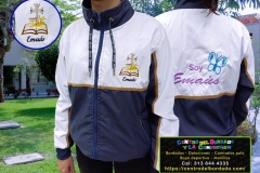 Chaqueta-Blanca-azul-Eucaristica